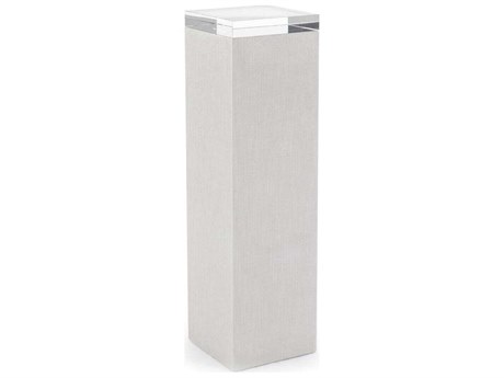 John Richard Belo Square Glass Light Wash End Table