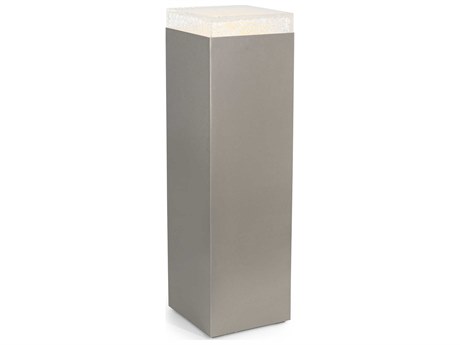 John Richard Edda Square Acrylic Nickel End Table