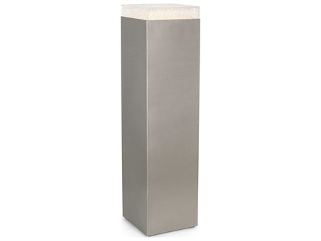 John Richard Edda Square Acrylic Nickel End Table
