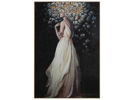 John Richard Zana Brown's Night Of The Crescent Moon Canvas Wall Art