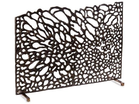 John Richard Organic Bronze Fire Screen