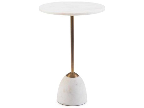 John Richard Mark McDowell Round Marble End Table