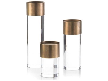 John Richard Crystal Candle Holder
