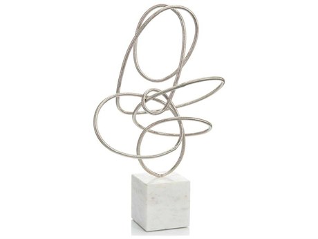 John Richard Silver Ribbon Dance-I Sculpture