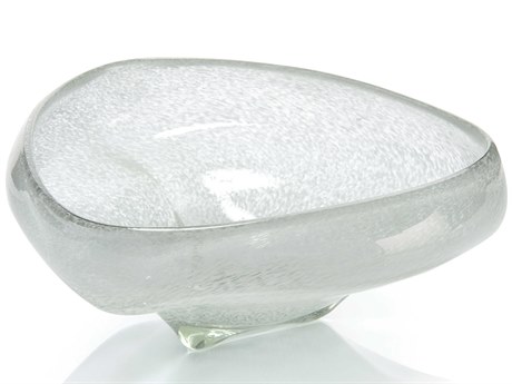 John Richard Sea-Foam Glass Decorative Bowl