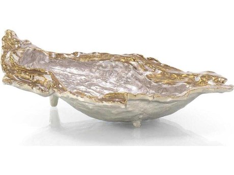 John Richard Gold Silver Single Oyster Decorative Bowl
