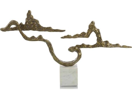 John Richard Brass Floating Island Sculpture