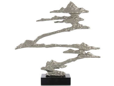 John Richard Polished Nickel Floating Island Sculpture