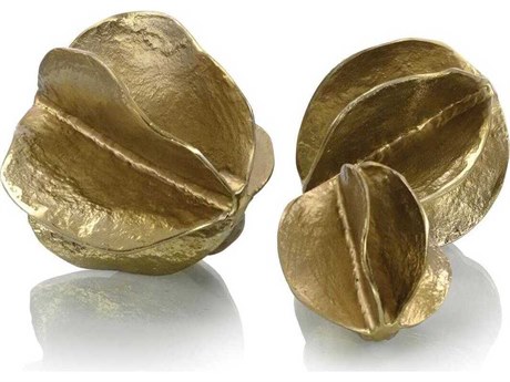 John Richard Brass Spheres Set of 3