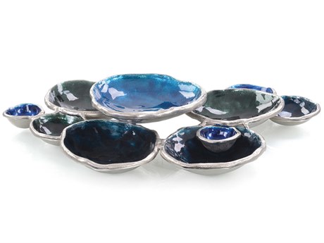 John Richard Blue Floating Decorative Bowl