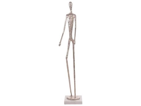 John Richard Nickel Figure Two Sculpture