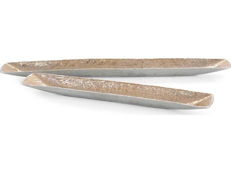 John Richard Moon Rock Serving Tray Set of 2