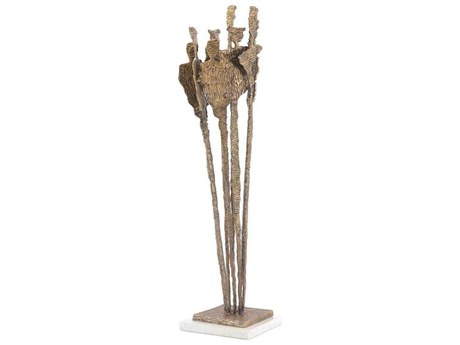 John Richard The Conversation In Brass Decorative Accent