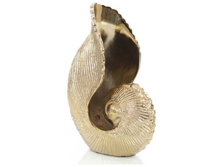 John Richard Nautilus Brass Seashell Sculpture