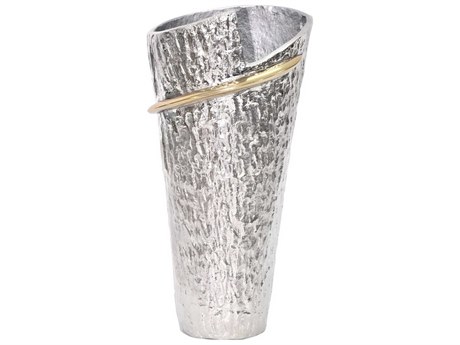 John Richard Texture Nickel Brass Vase