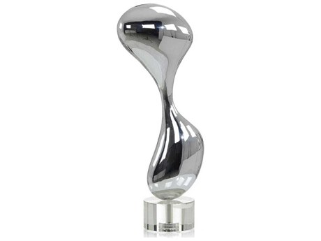 John Richard Mirror Chrome Stainless Steel Abstract Sculpture
