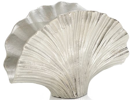 John Richard Nickel Ginkgo Leaf Vase