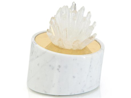 John Richard Quartz Embellished Marble-II Sculpture