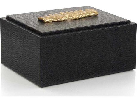 John Richard Trapz Vegan Snakeskin Box