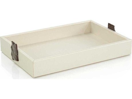 John Richard Opal Lynx Vegan Leather Tray