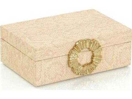 John Richard Dazzle Vegan Snakeskin Box