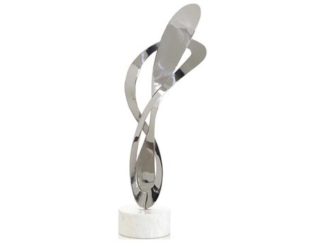 John Richard Polished Nickel Eternal Dance Sculpture