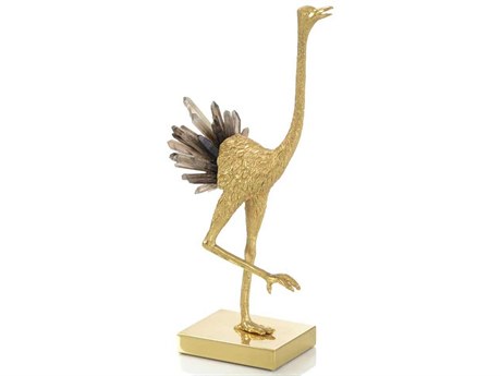John Richard Brass Struthio Sculpture