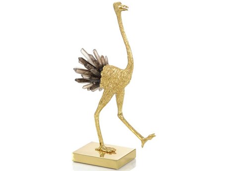 John Richard Brass Struthio Sculpture