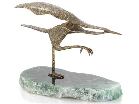 John Richard Antiqued Avian Sculpture on Stone-III Sculpture