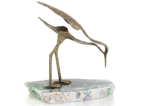 John Richard Antiqued Avian Sculpture on Stone-II Sculpture