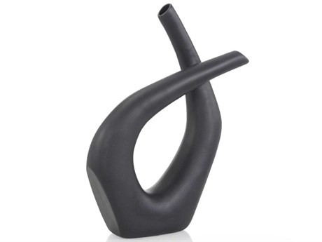 John Richard Black Tordre Vase