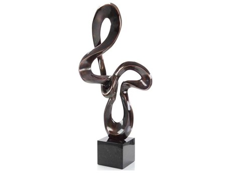 John Richard Antiqued Bronze Recurvo Sculpture