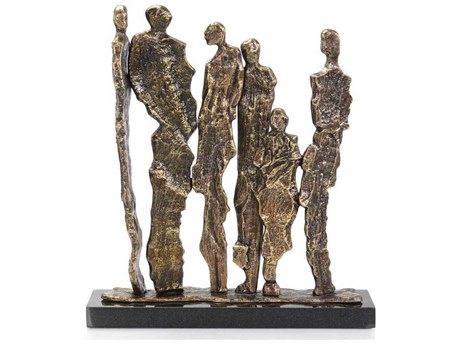 John Richard Antique Brass Kindred Sculpture