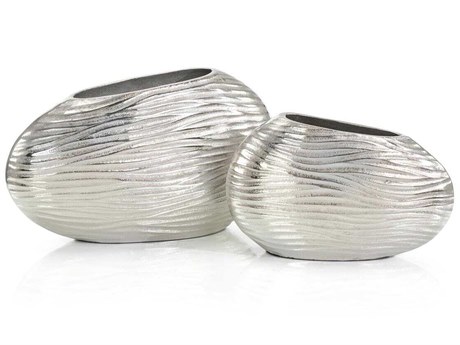 John Richard Aluminum Soreru Vase Set of 2