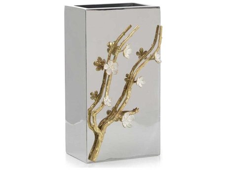 John Richard Polished Stainless Steel Sumana Vase