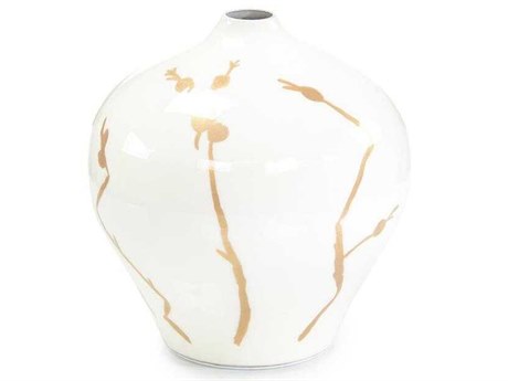 John Richard Beige Gold Leia Vase