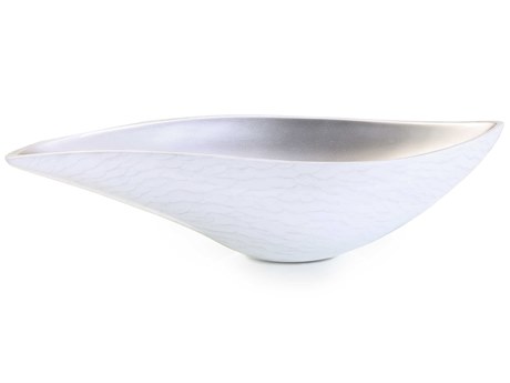 John Richard Silver White Elan Decorative Bowl