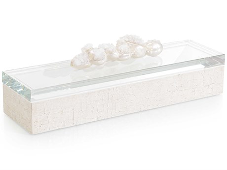 John Richard Cream Encased Quartz Box
