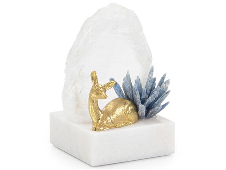 John Richard Polished Fawn's Repose-III Sculpture