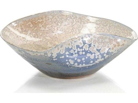 John Richard Blue Cloudy Skies Decorative Bowl