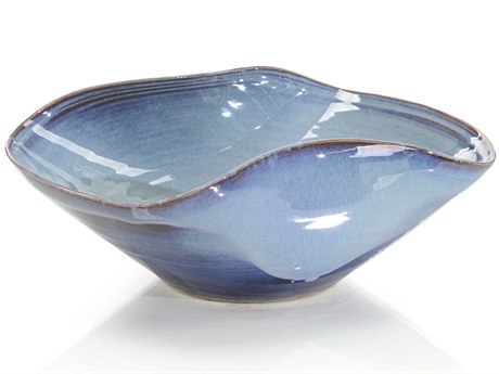 John Richard Blue Cloudscape Decorative Bowl