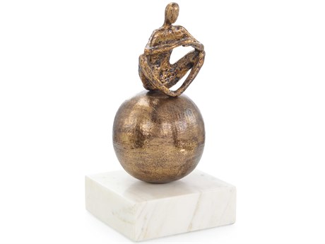 John Richard Bronze Meditation Sculpture