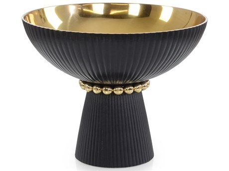 John Richard Black Gold Persephone Decorative Bowl