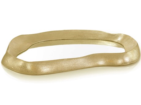John Richard Gold Cresting Reflections Serving Tray