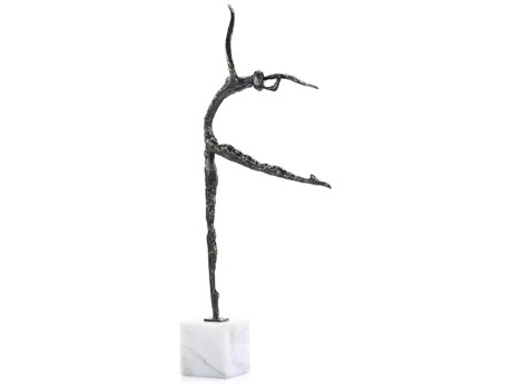 John Richard Arabesque on Marble Base Sculpture
