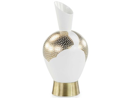 John Richard White Gold Stellaris Vase