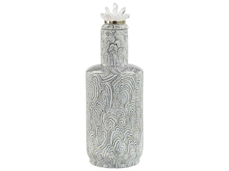 John Richard Black White Safiya Vase