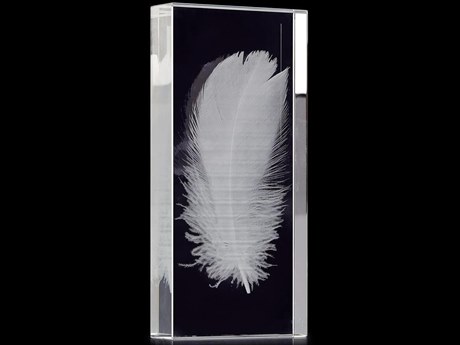 John Richard Crystal-Encased Feather