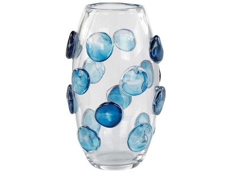John Richard Cerulean Spots Vase