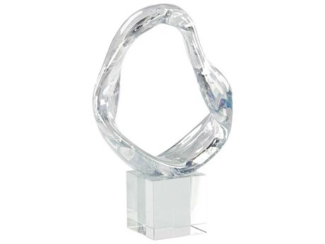 John Richard Prismatic Loop on Crystal Base Sculpture